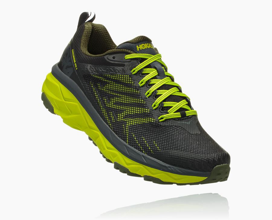 Hoka One One Trail Schoenen Heren - Challenger Atr 5 - Zwart/Groen - VL2970436